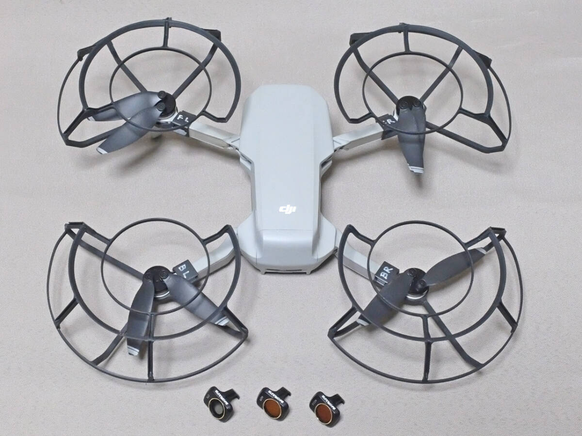 送料込み 即決 4K空撮 DJI mini2 フルセット＋付属品多数 中古の画像6