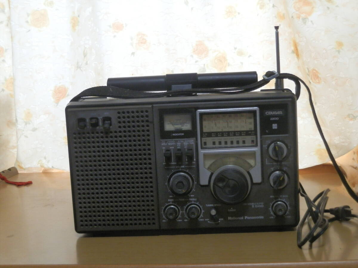 * редкий товар *National Panasonic National Panasonic RF-2200 COUGAR * BCL радио SW1~SW6/MW/FM 8 частота короткие волны радио * текущее состояние товар *