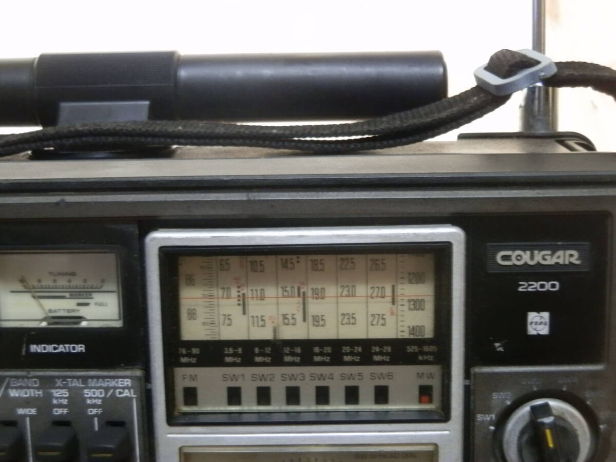* редкий товар *National Panasonic National Panasonic RF-2200 COUGAR * BCL радио SW1~SW6/MW/FM 8 частота короткие волны радио * текущее состояние товар *