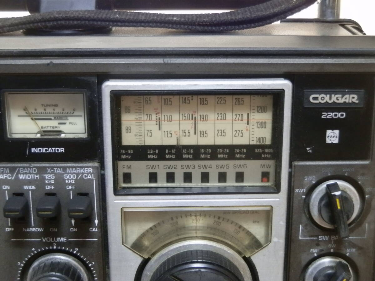 * редкий товар *National Panasonic National Panasonic RF-2200 COUGAR * BCL радио SW1~SW6/MW/FM 8 частота короткие волны радио * текущее состояние товар *
