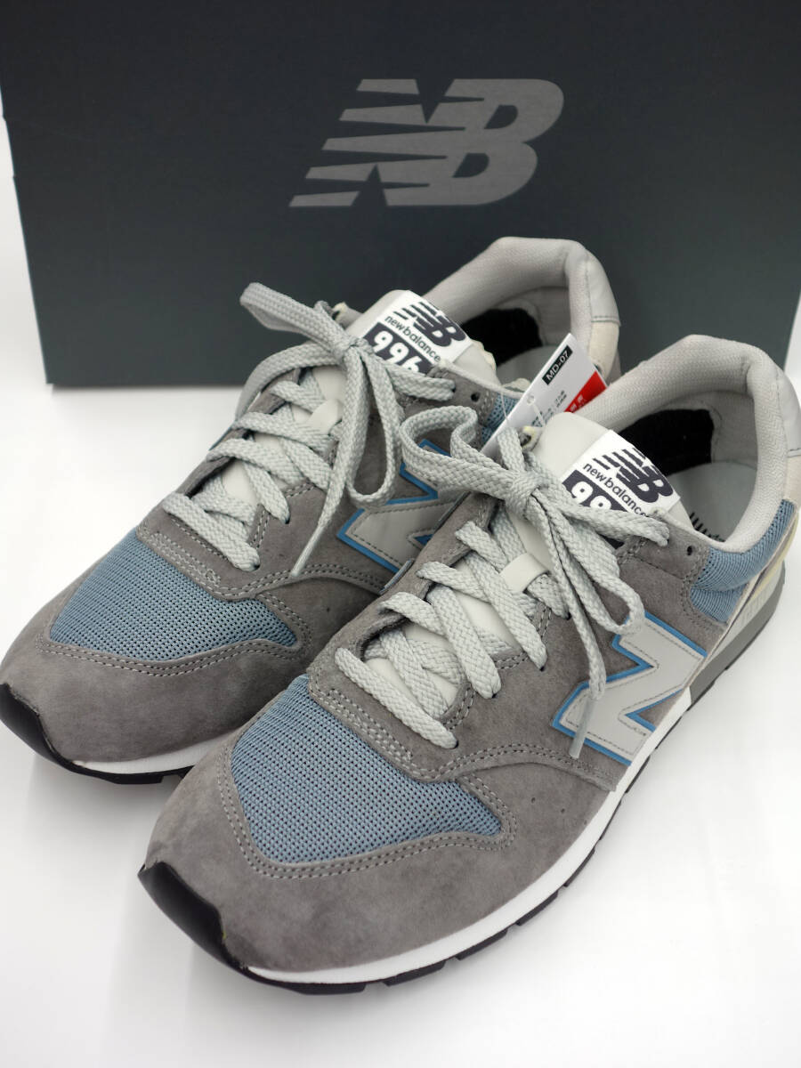 ニューバランス 996 ライトグレー／スティールブルー NEW BALANCE CM996CB2 28.5cm 検）NEW BALANCE 1300_画像1