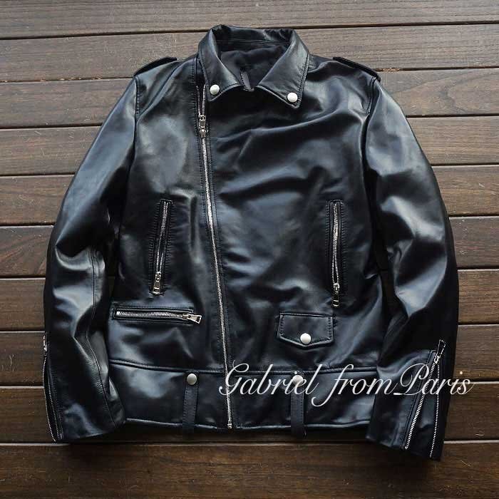 15万□Gabriel-高級 カウハイド 革ジャン メンズ 本革 15万□Gabriel-高級 カウハイド 革ジャン メンズ 本革