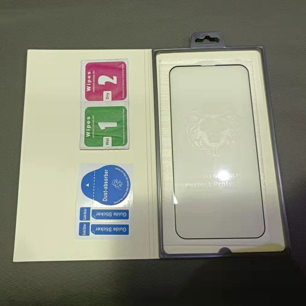 iPhone 13/13Pro/14 液晶保護 全面保護 強化ガラスフィルム 硬度9H_画像8