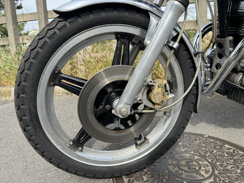 絶版車! 絶好調! 自賠責1年付 HONDA CB250T HAWK Ⅱ フルカスタム 角タンク レストア (検索) バブ ホーク ヤカン 旧車 CB400T N _画像8