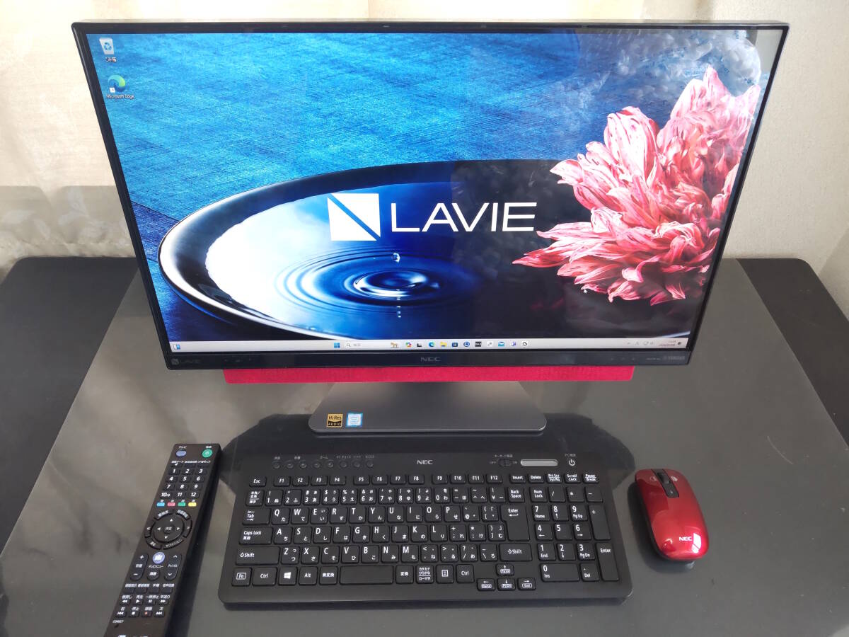 【Win11】第8世代 Core i7/SSD 1TB/メモリ16GB/Office 2021/Blu-ray★23.8型 LAVIE Desk All-in-one DA770/KAR #2455の画像3