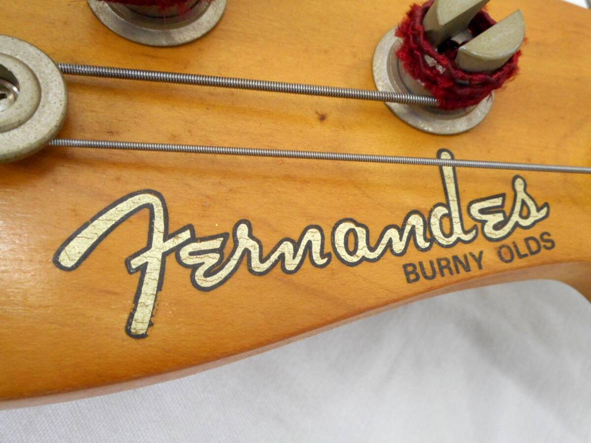 レア！FERNANDES フェルナンデス BURNY OLDS バーニー オールズ プレシジョンベース ジャパンヴィンテージ プレベ スパロゴ 1970年代_画像3