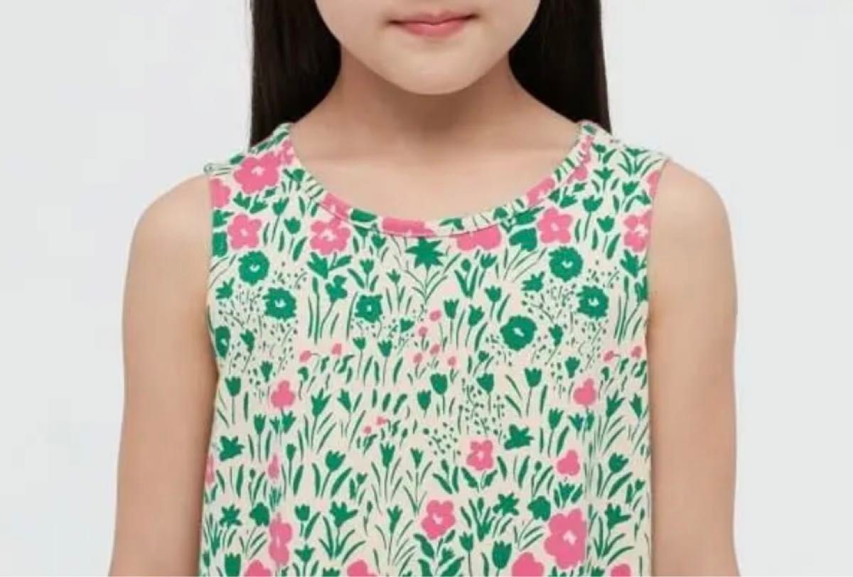 日本未発売 marimekko uniqlo キッズ ノースリーブワンピース 日本未発売 marimekko uniqlo キッズ ノースリーブワンピース