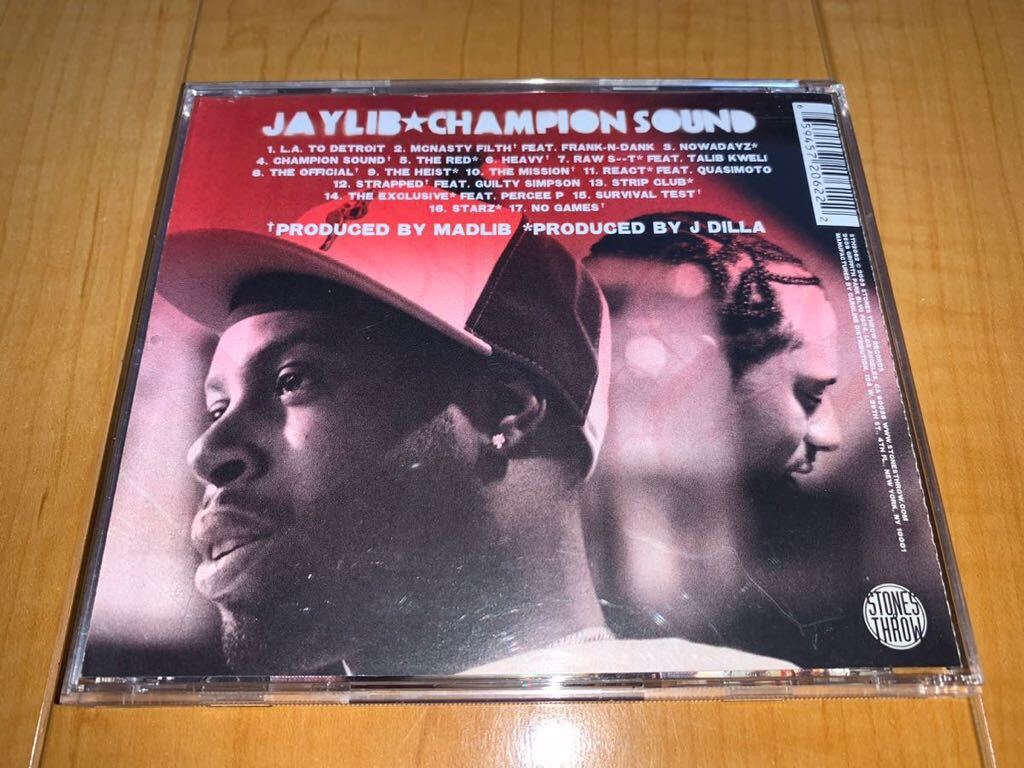 [ зарубежная запись CD]Jaylib / Champion Sound / J Dilla / Madlib / Stones Throw