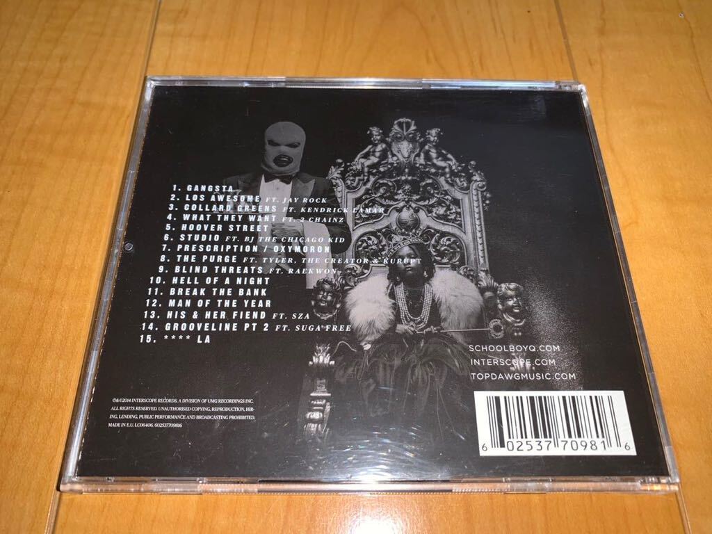 【輸入盤CD】Schoolboy Q / スクールボーイQ / Oxymoron: Deluxe Edition / Kendrick Lamar_画像2