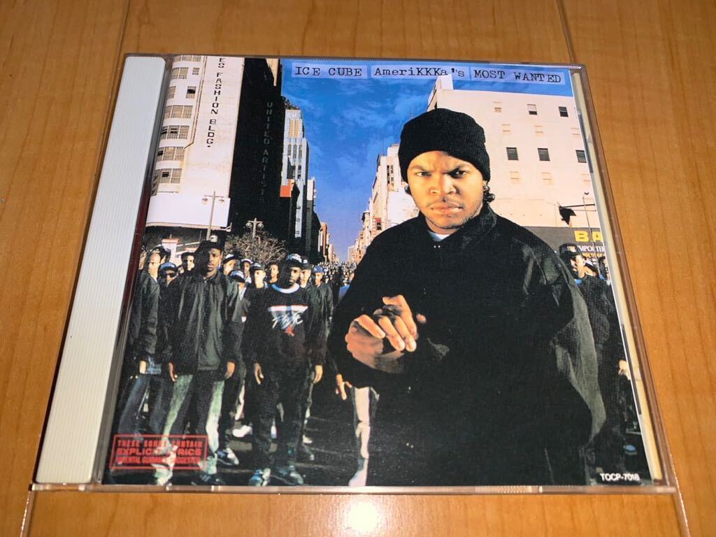 【国内初盤CD】Ice Cube / アイス・キューブ / AmeriKKKa's Most Wanted / 白いアメリカが最も望むもの / G-RAP_画像1