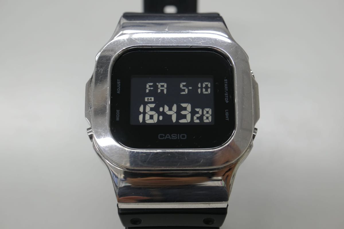 DAMUE 5600 Silver ダミュー G-SHOCK メタルベゼル|Yahoo DAMUE 5600 Silver ダミュー G-SHOCK メタルベゼル|Yahoo