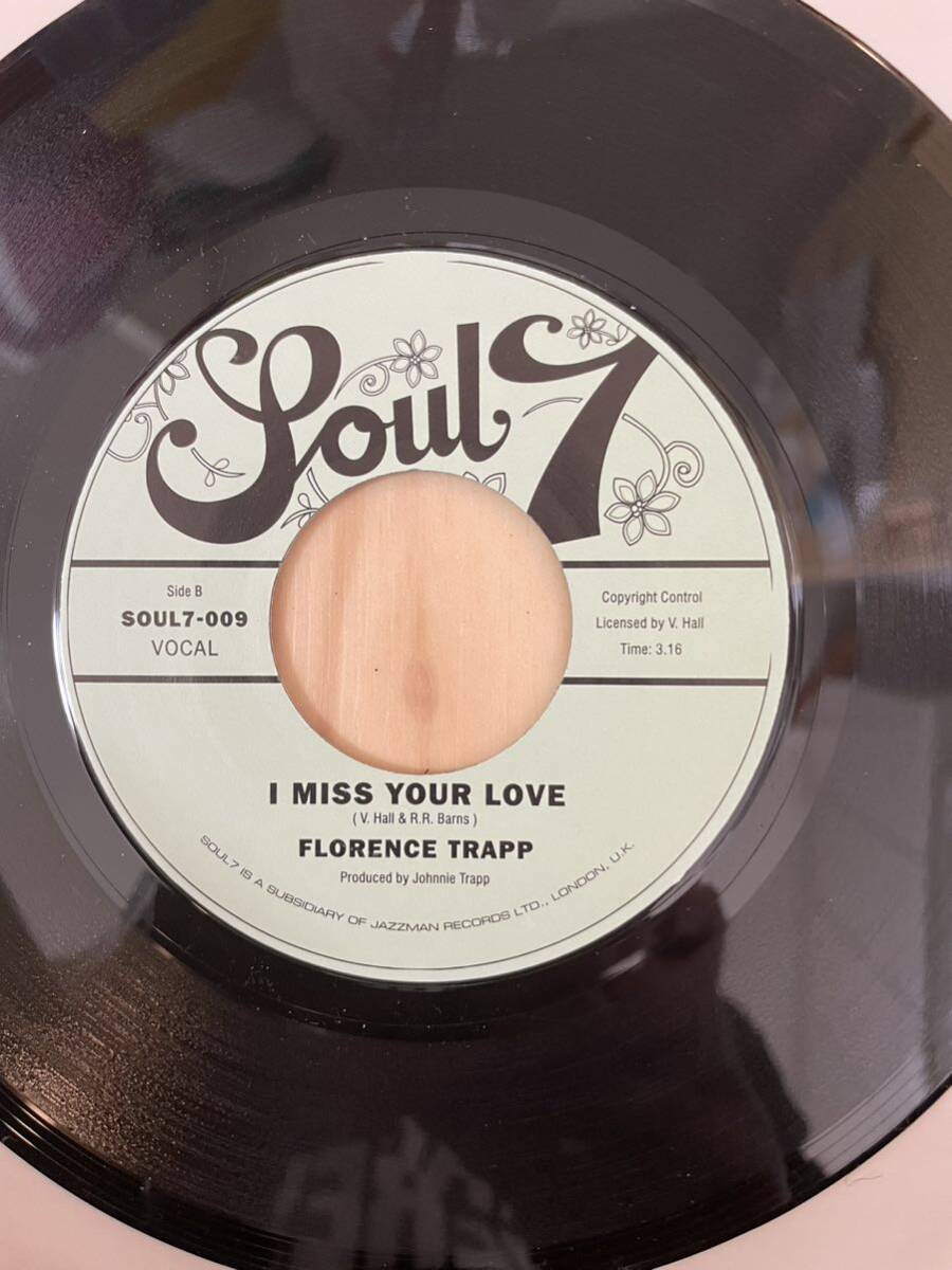 即決◆MODERN SOUL45★Florence Trapp／Love Came Into My Life／I Miss Your Love (美品7) 10枚まで送料230円_画像2