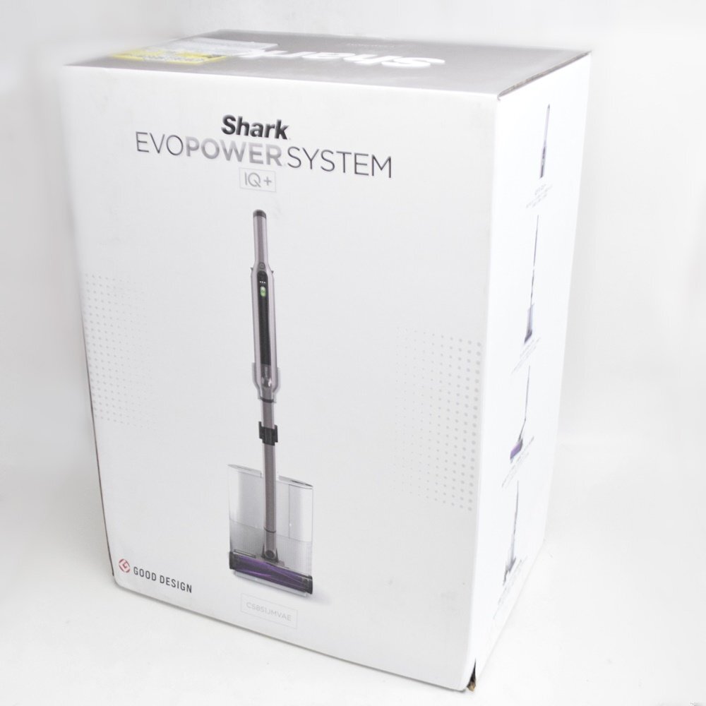 未使用 Shark EVOPOWER SYSTEM iQ+ 充電式ハンディクリーナー CS851JMVAE モーヴグレイ モード3段階切替 ダストカップ水洗い可能 シャーク_画像7