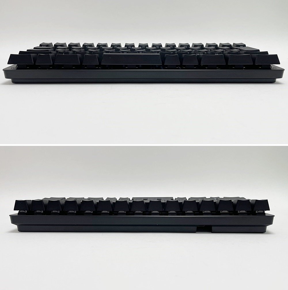 2点セット 美品 RAZER HUNTSMAN MINI JP ゲーミングキーボード RZ03-0339 ブラック BASILISK V3 ゲーミングマウス RZ01-0400 レイザーの画像3