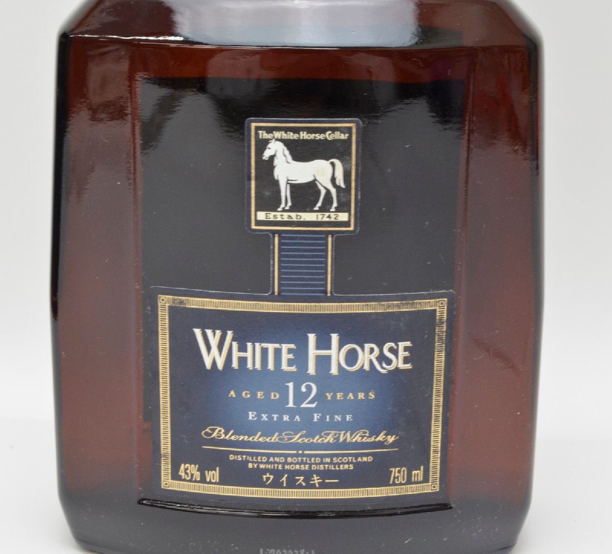未開栓 ホワイトホース 12年 エクストラ ファイン 750ml 43度 スコッチ ウイスキー WHITE HORSEの画像3
