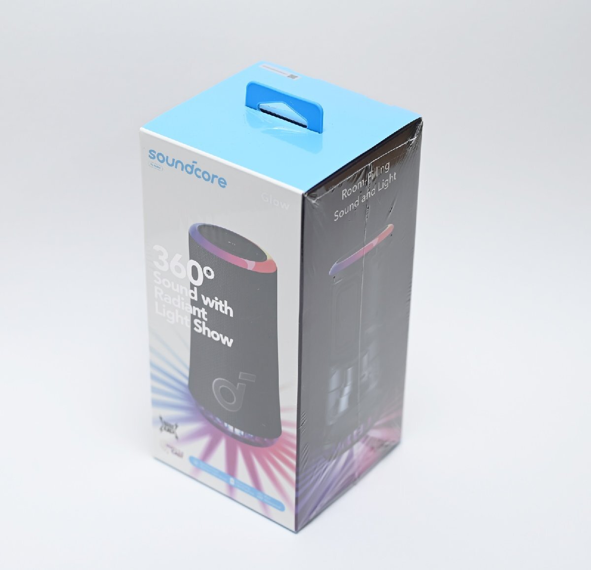 新品 Anker Soundcore Glow Bluetooth スピーカー 360° サウンド 防塵 防水 ワイヤレスの画像2
