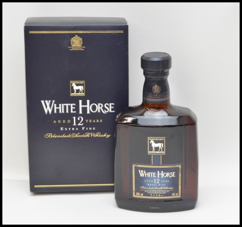 未開栓 ホワイトホース 12年 エクストラ ファイン 750ml 43度 スコッチ ウイスキー WHITE HORSEの画像1