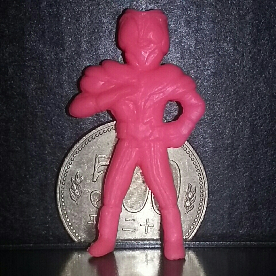  Kamen Rider Stronger higashi . special effects eraser PVC sofvi mini figure Showa Retro that time thing 