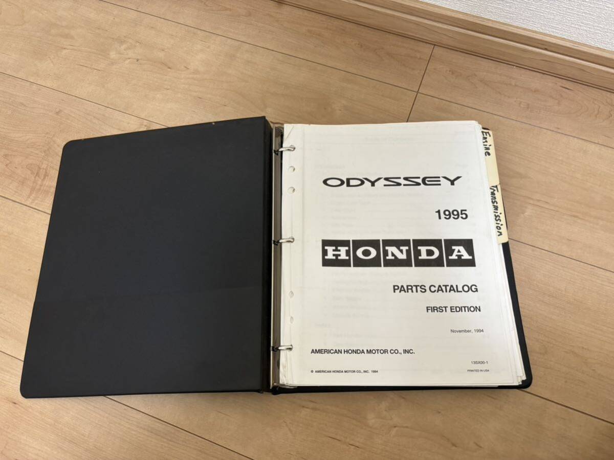  rare 1995 RA1 Odyssey US parts list usdm us specification odyssey