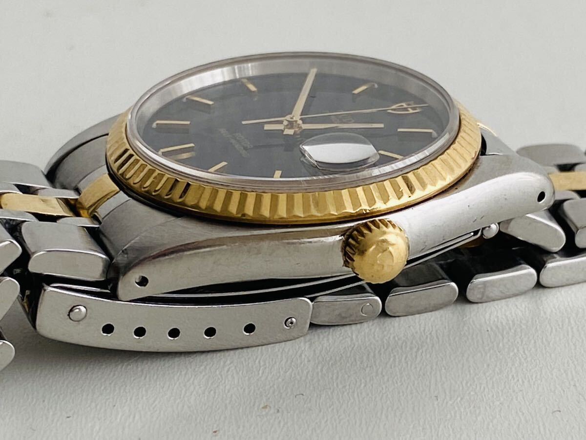 TUDOR チュードル チューダー Prince Date プリンスデイト 74033 34mm Men’s メンズ watch 腕時計 AT 自動巻 18K YG SS 18金 稼働中 美品_画像3