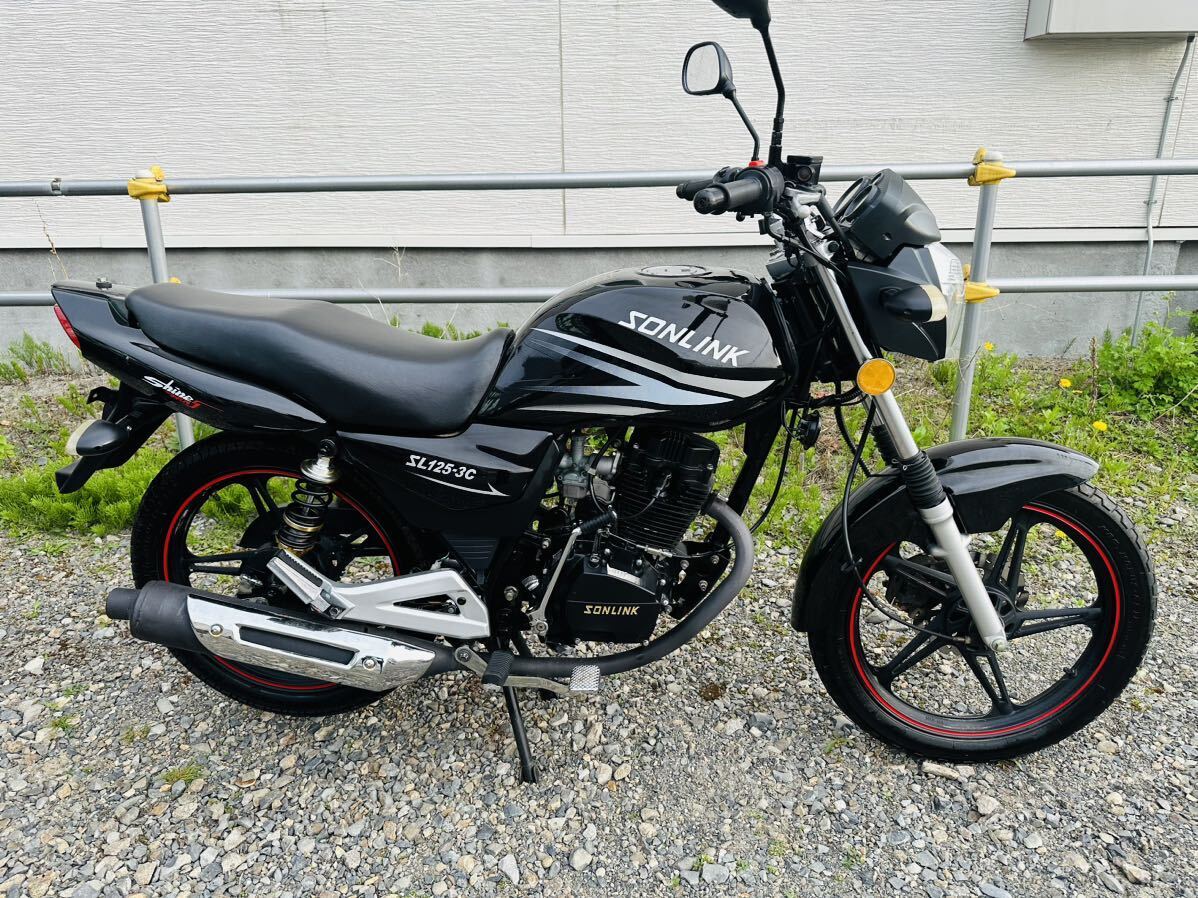 北海道　海外バイク　SL125-3C 外装美品！走行少ない！タイヤ前後バリ山！_画像1