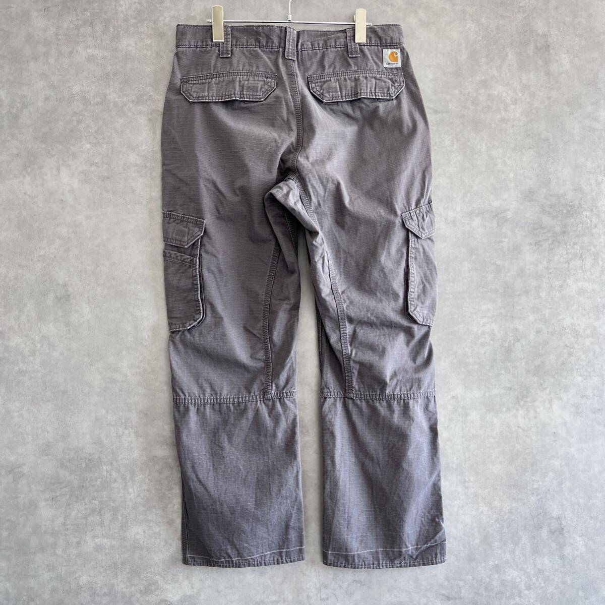 carhartt カーハート リップストップカーゴ パンツ Relaxed Fit グレー 32×34_画像6