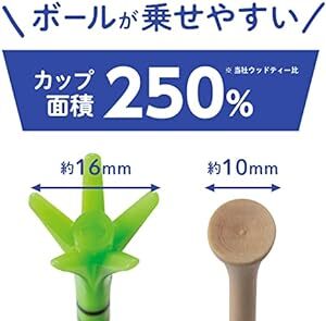 ダイヤゴルフ(DAIYA GOLF) ゴルフティー ユニバーサルティーライン ボールが乗せやすい 高さ調節目盛り付き 高耐久プラス_画像5