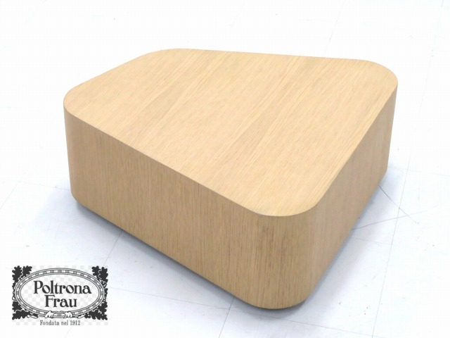 ★r6mn169B★展示品★イタリア★ポルトローナフラウ★IDC大塚家具★オーク材★サイドテーブル★コーヒーテーブル検北欧幾何学的カッシーナ