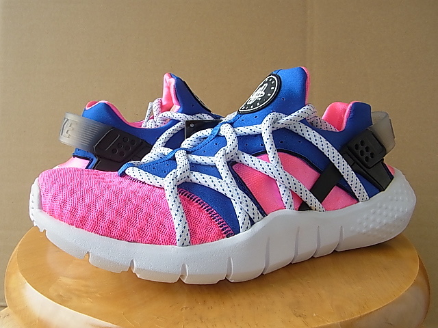 春色！激レア!新品未使用 NIKE HUARACHE NM PINK POW/BLACK-GAME ROYAL US9 (27cm) / JORDAN FORCE DUNK MAX ハラチ _画像1