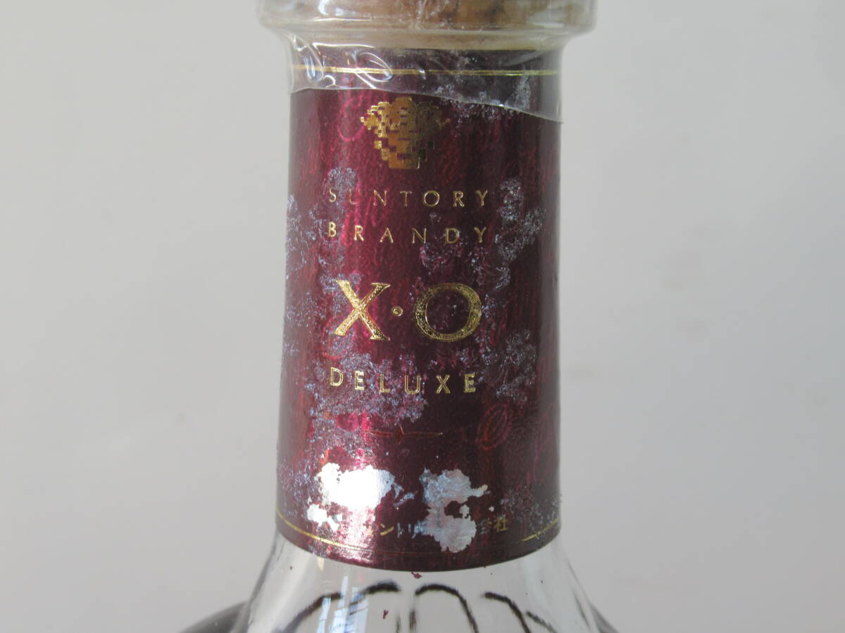 [ not yet . plug ] SUNTORY Brandy XO DELUXE Suntory XO brandy Deluxe 700ml 40% old sake 