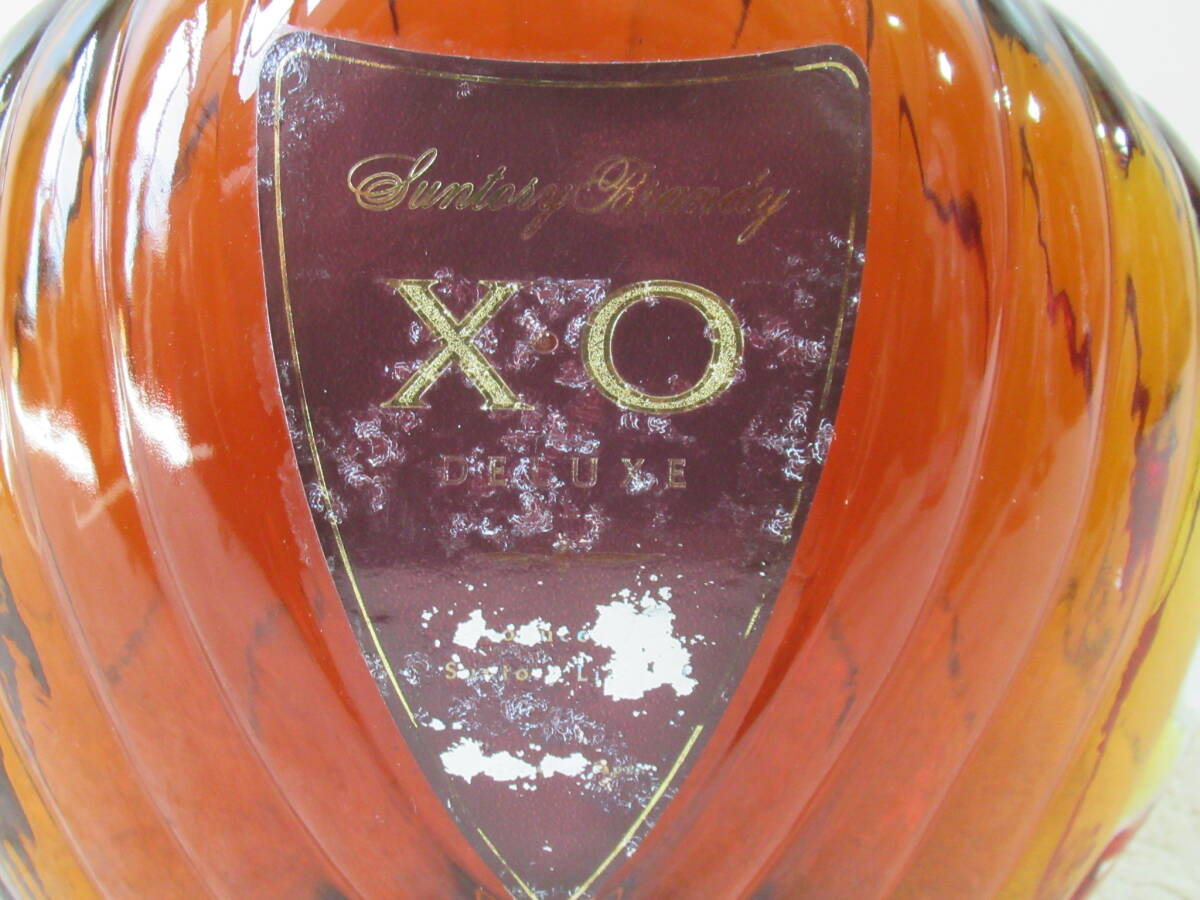 [ not yet . plug ] SUNTORY Brandy XO DELUXE Suntory XO brandy Deluxe 700ml 40% old sake 