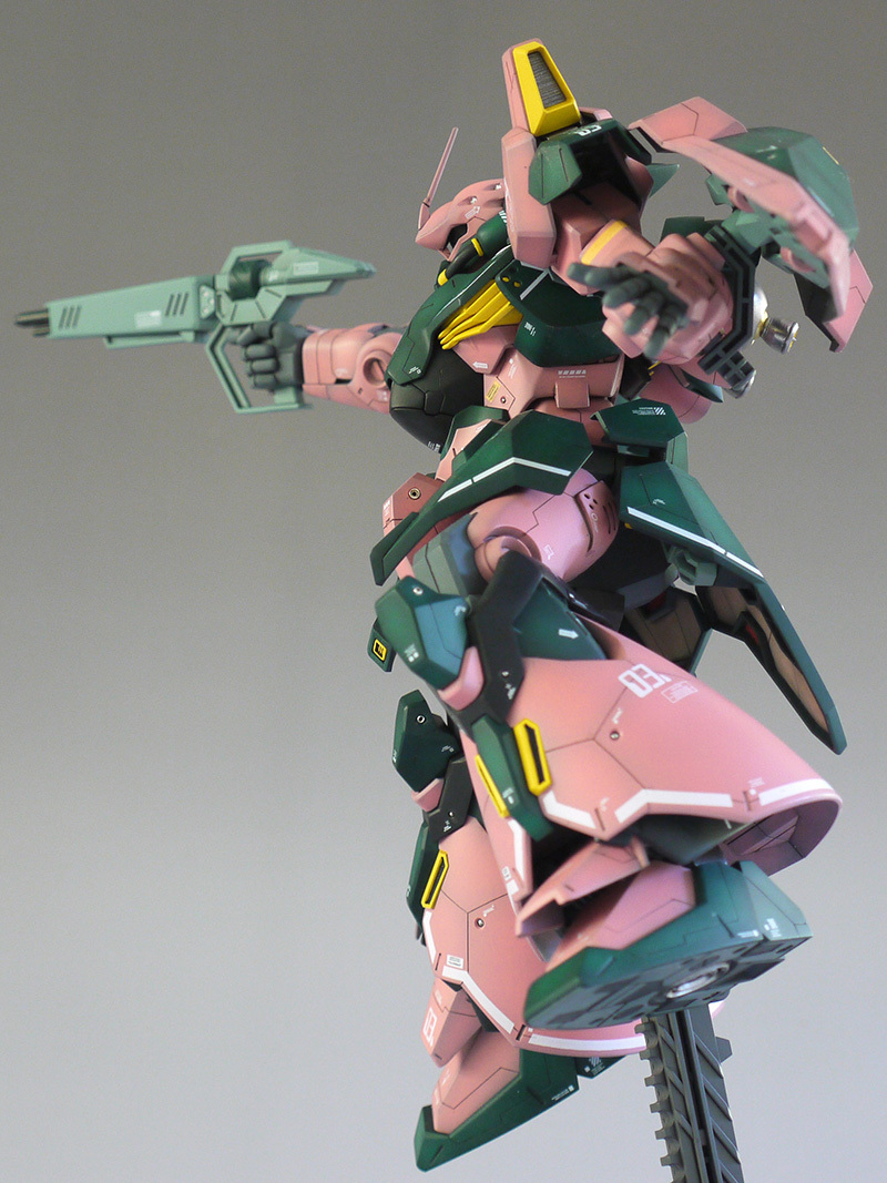 BANDAI 1/144 HG MESSER TYPE-F02　メッサーF02型(指揮官機)　完成品　機動戦士ガンダムTHE ORIGIN 　バンダイ_画像4