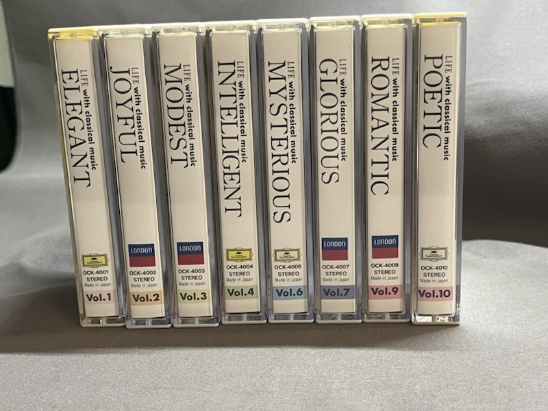 【カセットテープ 8本】　LIFE with classical music　クラシックのある暮らし　オムニバス　Classic