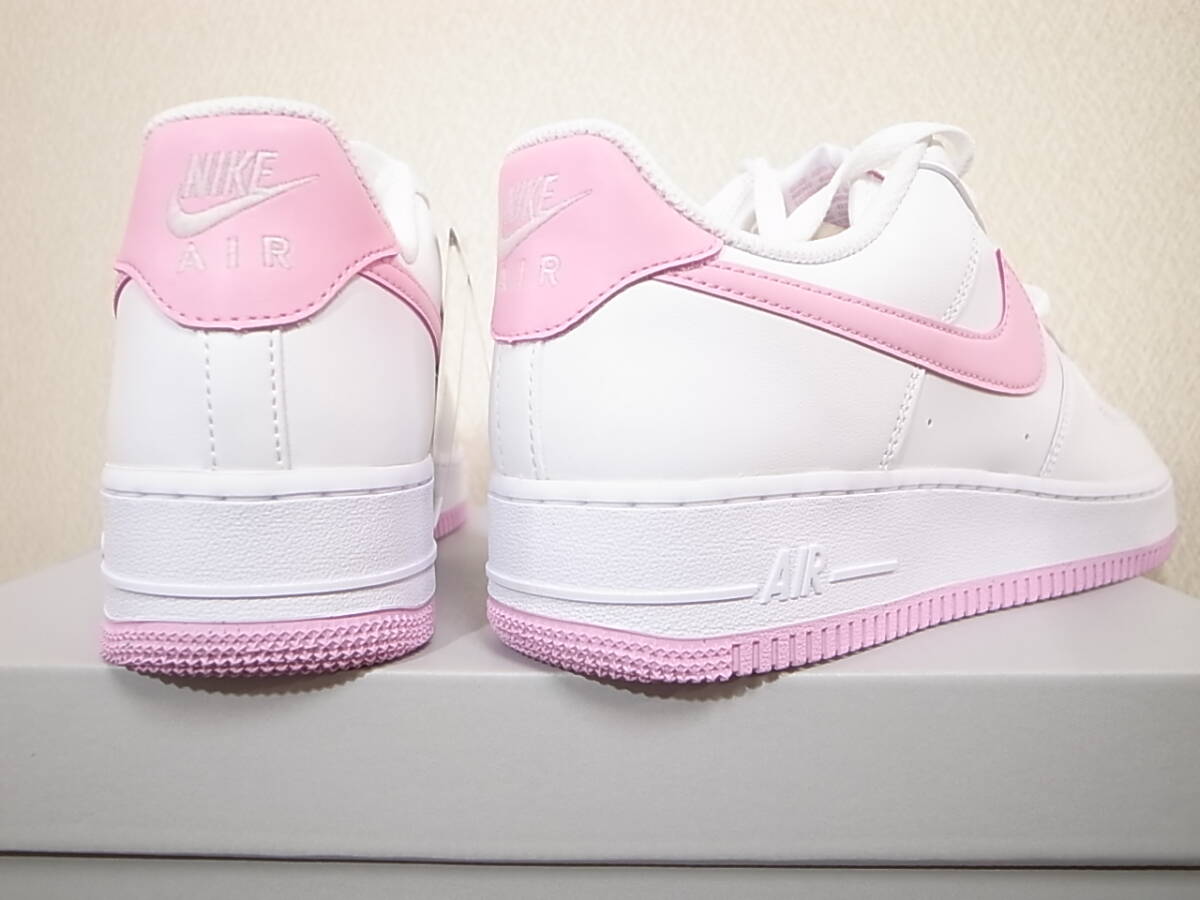 NIKE AIR FORCE 1 '07 WHITE/PINK RISE-WHITE 27 5cm US9 5新品 NIKE AIR FORCE 1 '07 WHITE/PINK RISE-WHITE 27 5cm US9 5新品