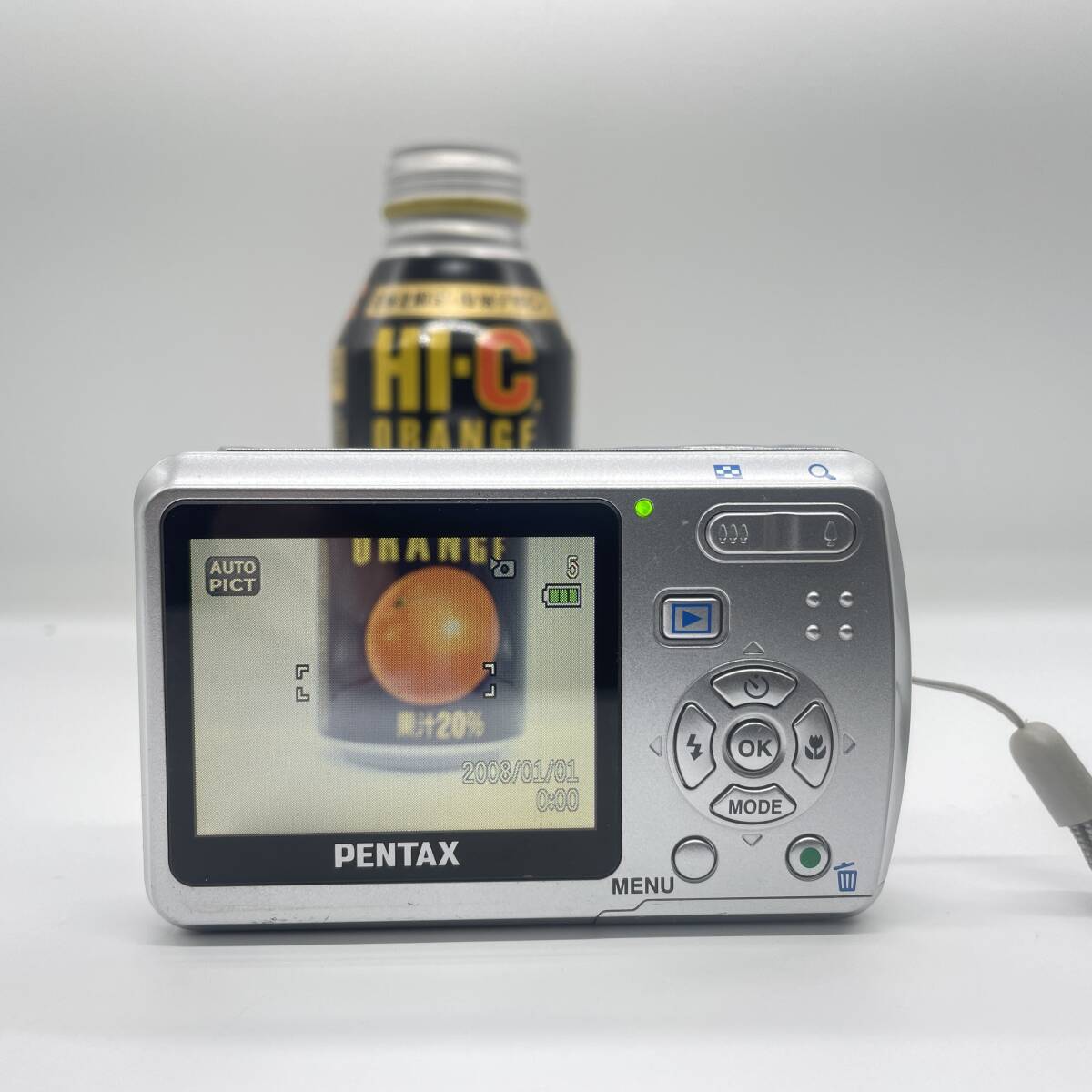 【動作確認済み・箱・備品あり】PENTAX Optio E50  コンデジ デジカメ デジタルカメラ シャッター&フラッシュ動作OKの画像3