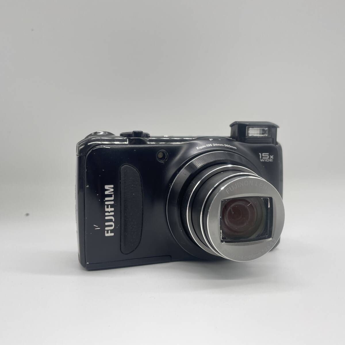 【動作確認済み】FUJIFILM Finepix F300EXR　BLACK　コンデジ　デジカメ　デジタルカメラ　シャッター&フラッシュ動作OK_画像2