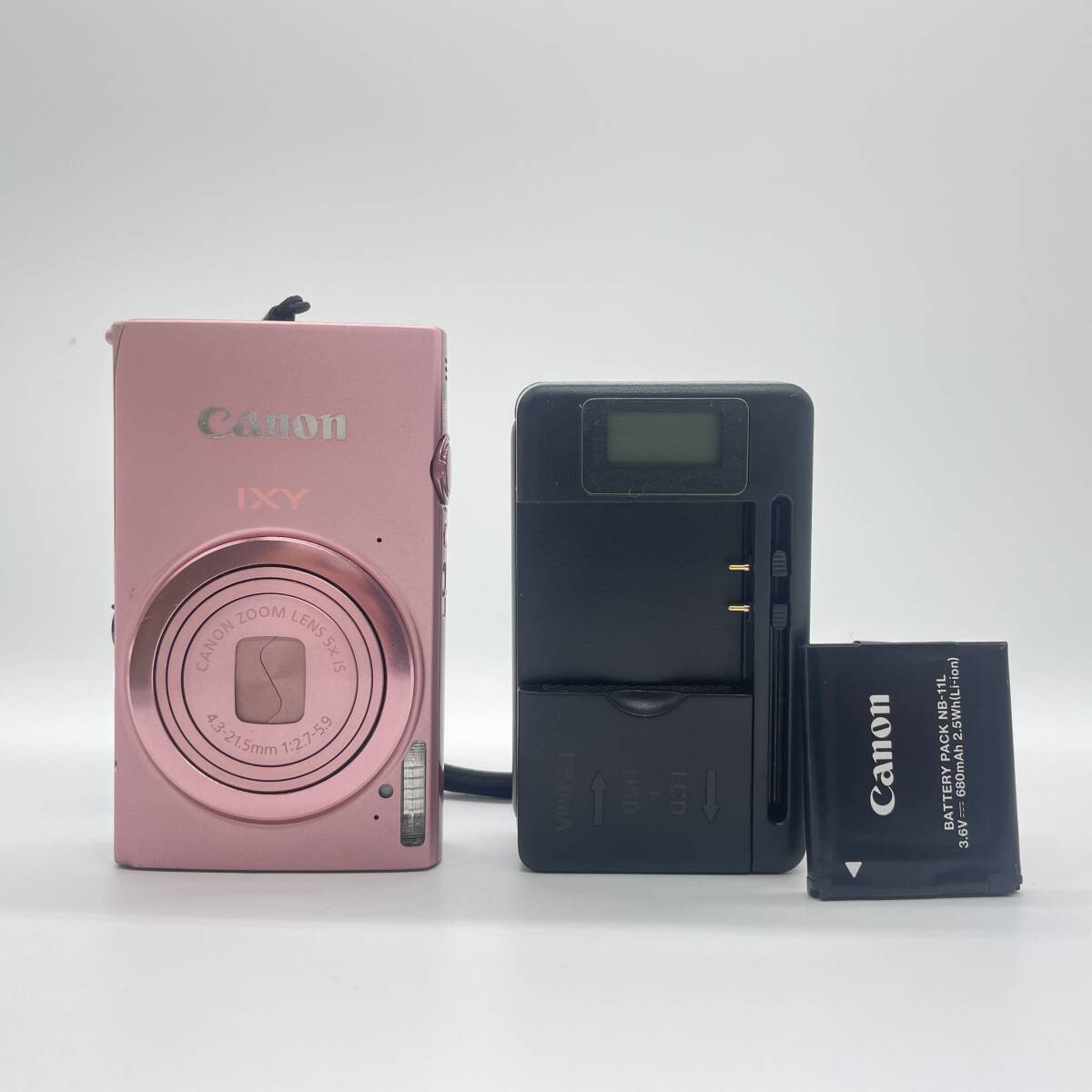 【動作確認済み】Canon IXY 430F PINK コンデジ デジカメ デジタルカメラ シャッター&フラッシュ動作OKの画像1