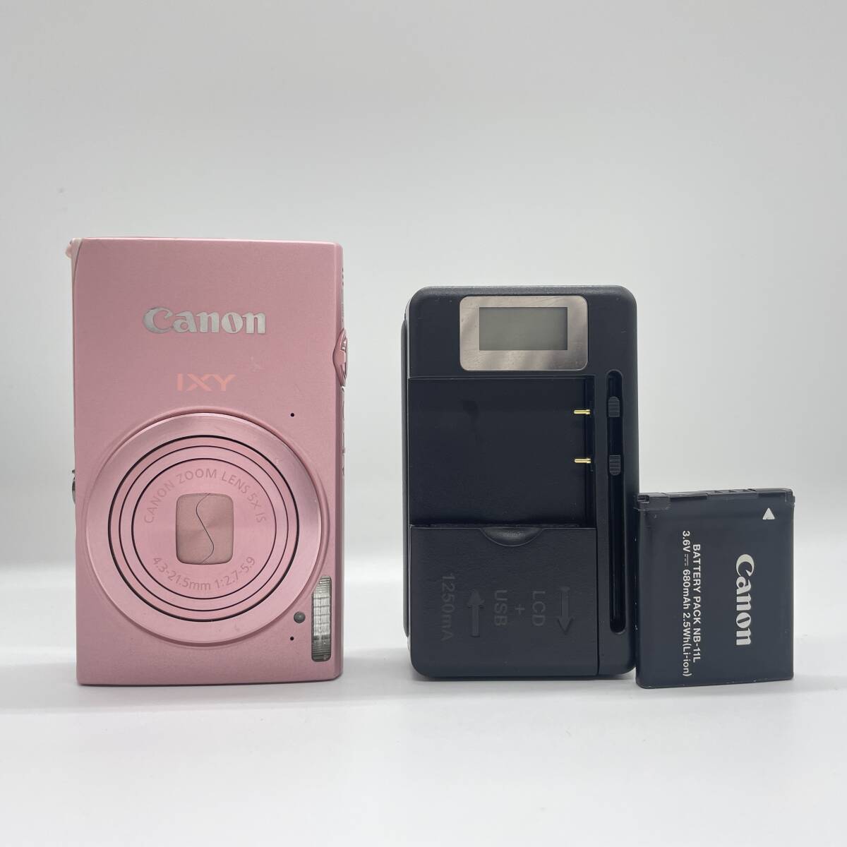 【動作確認済み・液晶状態良好品】Canon IXY 420F PINK 　コンデジ　デジカメ　デジタルカメラ　シャッター&フラッシュ動作OK_画像1