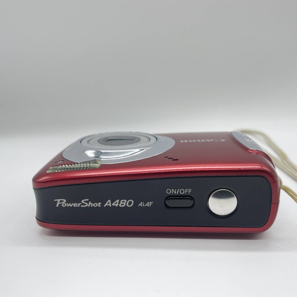 【動作確認済み】Canon PowerShot A480 RED　コンデジ　デジカメ　デジタルカメラ　シャッター&フラッシュ動作OK_画像7