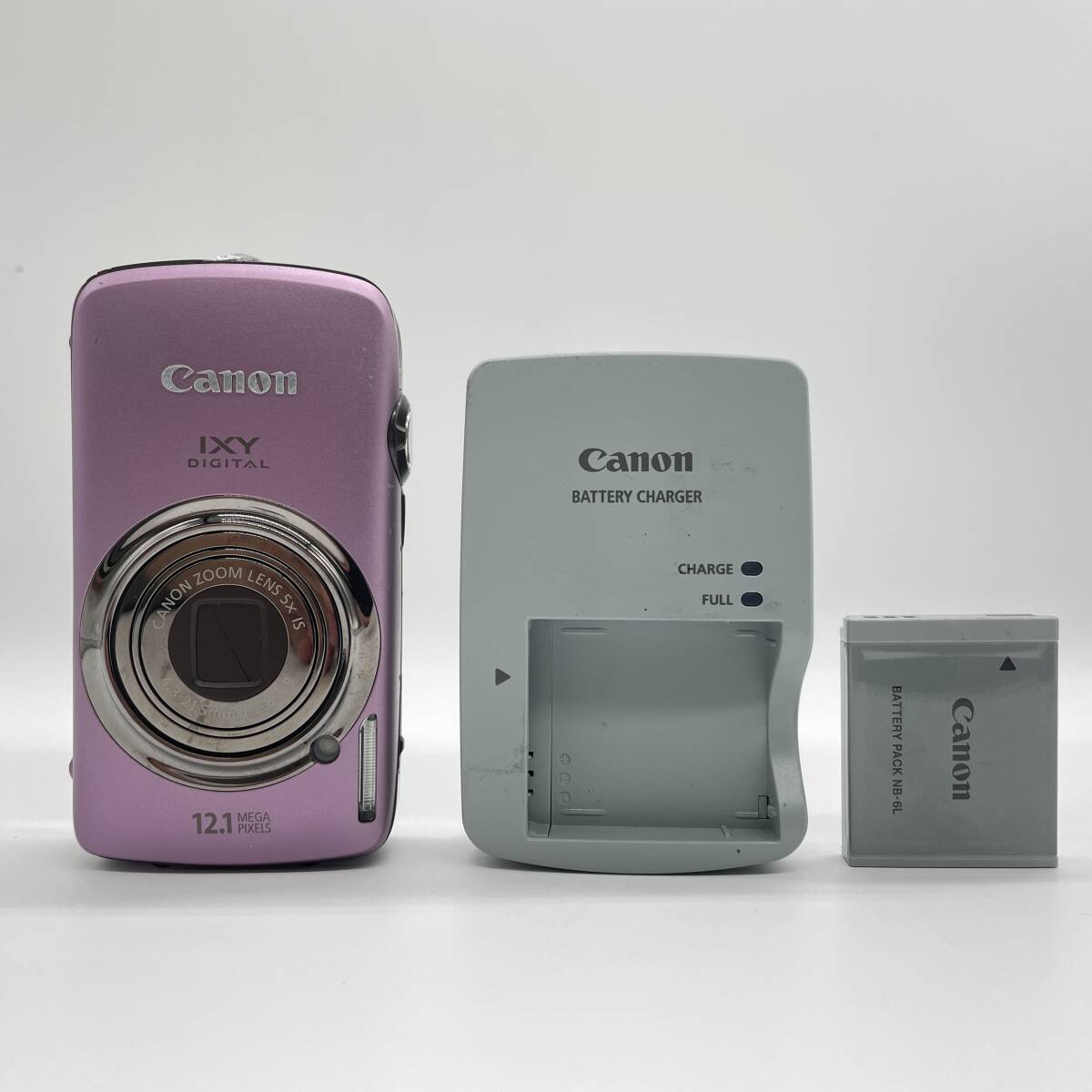 【動作確認済み】Canon IXY DIGITAL 930 is PURPLE　コンデジ　デジカメ　デジタルカメラ　シャッター&フラッシュ動作OK_画像1