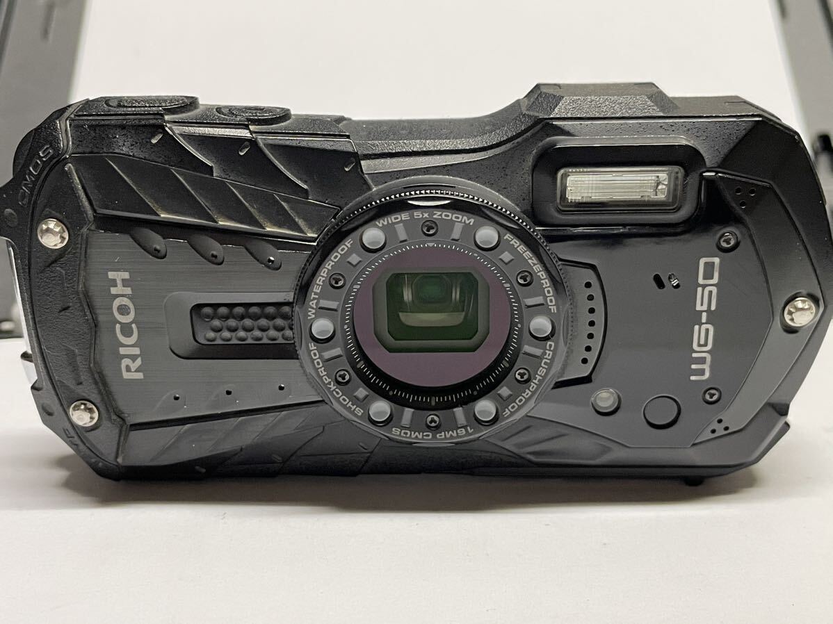 RICOH WG-50（ブラック） 動作品_画像2