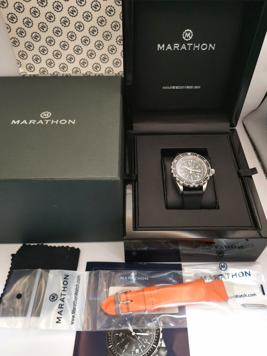 超美品 MARATHON マラソン 米軍 WW194006 GSAR ジーサー ダイバーズ 自動巻き 時計