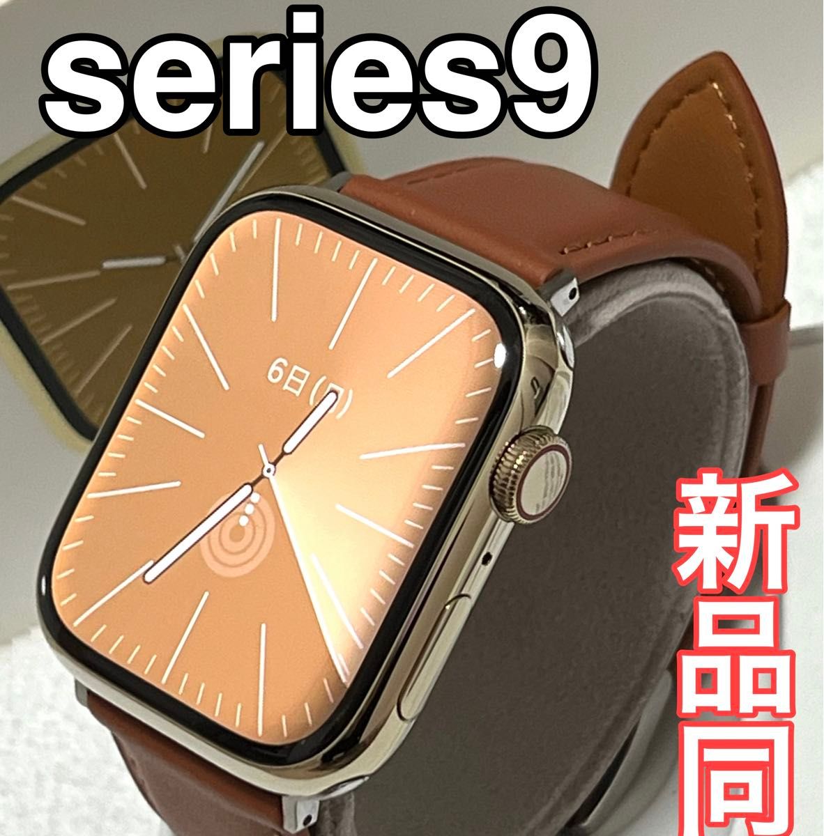 最新最高級 Apple Watch series9 ステンレスモデル