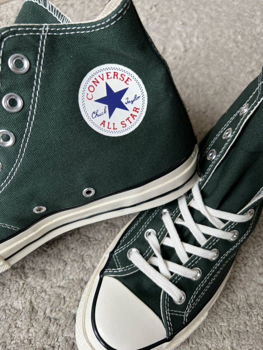 コンバース CONVERSE CT70 グリーン　28センチ　9.5インチ　ハイカット　チャックテイラー　スニーカー _画像2