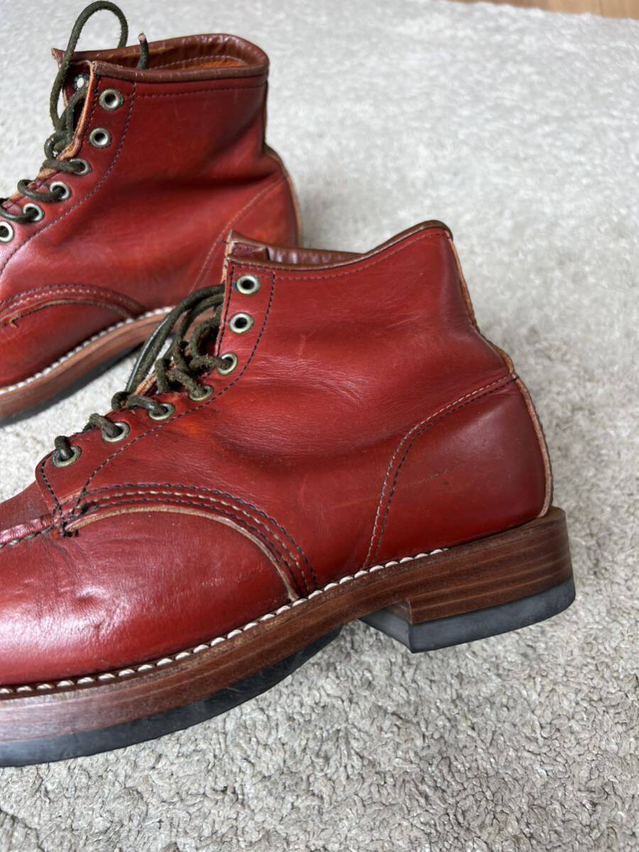  Red Wing RED WING brass custom blass Irish setter boots Brown 90 period Work boots REDWING
