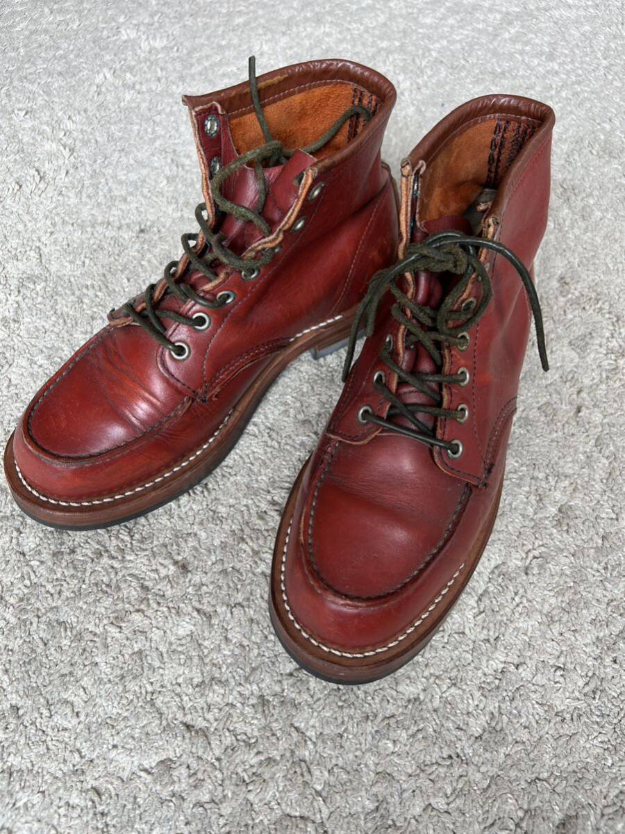  Red Wing RED WING brass custom blass Irish setter boots Brown 90 period Work boots REDWING