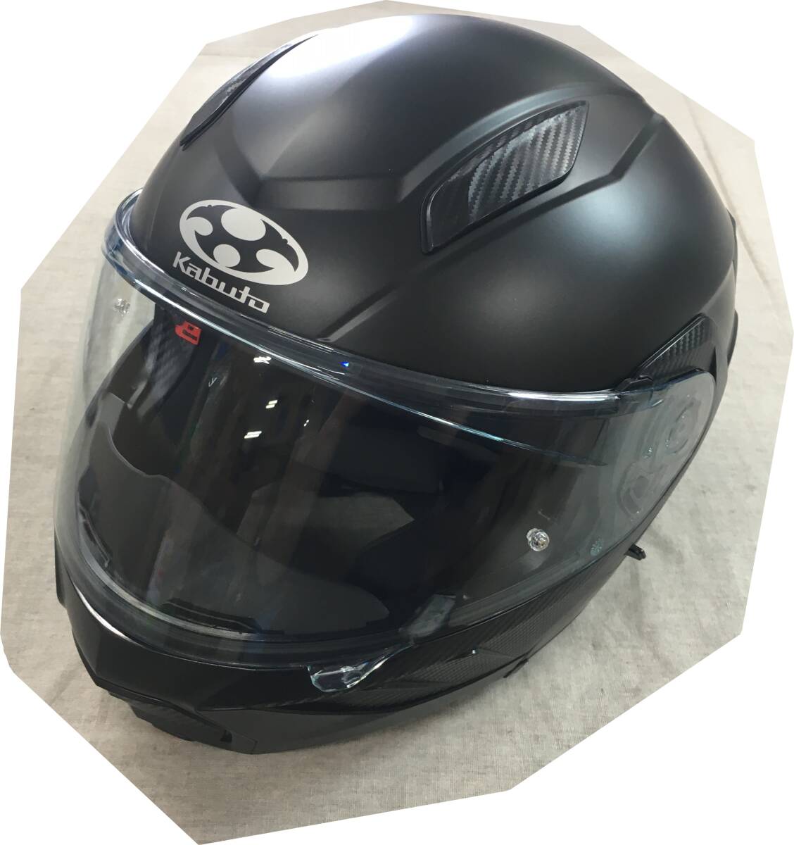  текущее состояние товар o-ji-ke- Kabuto (OGK KABUTO) мотоцикл шлем система RYUKI Flat черный L размер 