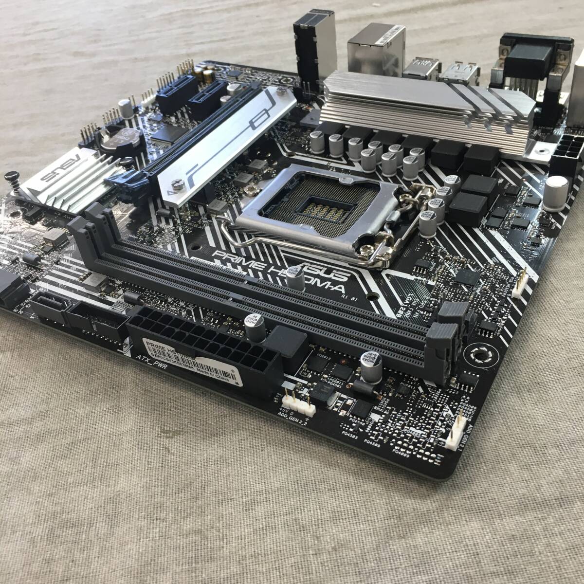 現状品 ASUSTek Intel 第10世代・11世代 CPU 対応 (LGA1200 )対応 H510 チップセット microATXマザーボード PRIME H510M-Aの画像6