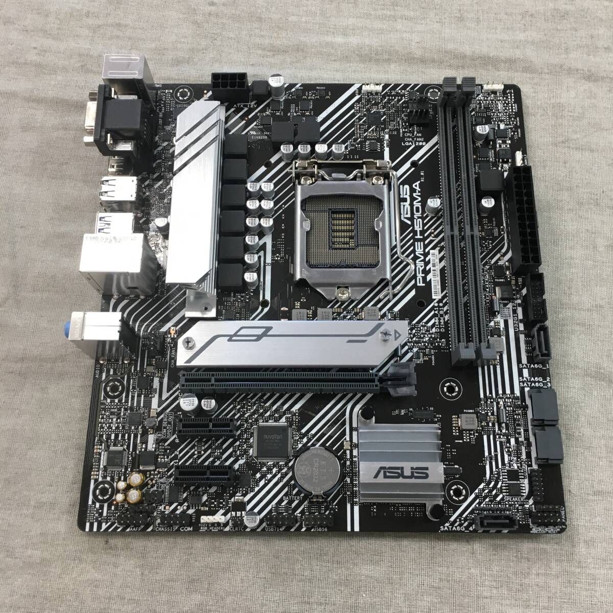 現状品 ASUSTek Intel 第10世代・11世代 CPU 対応 (LGA1200 )対応 H510 チップセット microATXマザーボード PRIME H510M-Aの画像1
