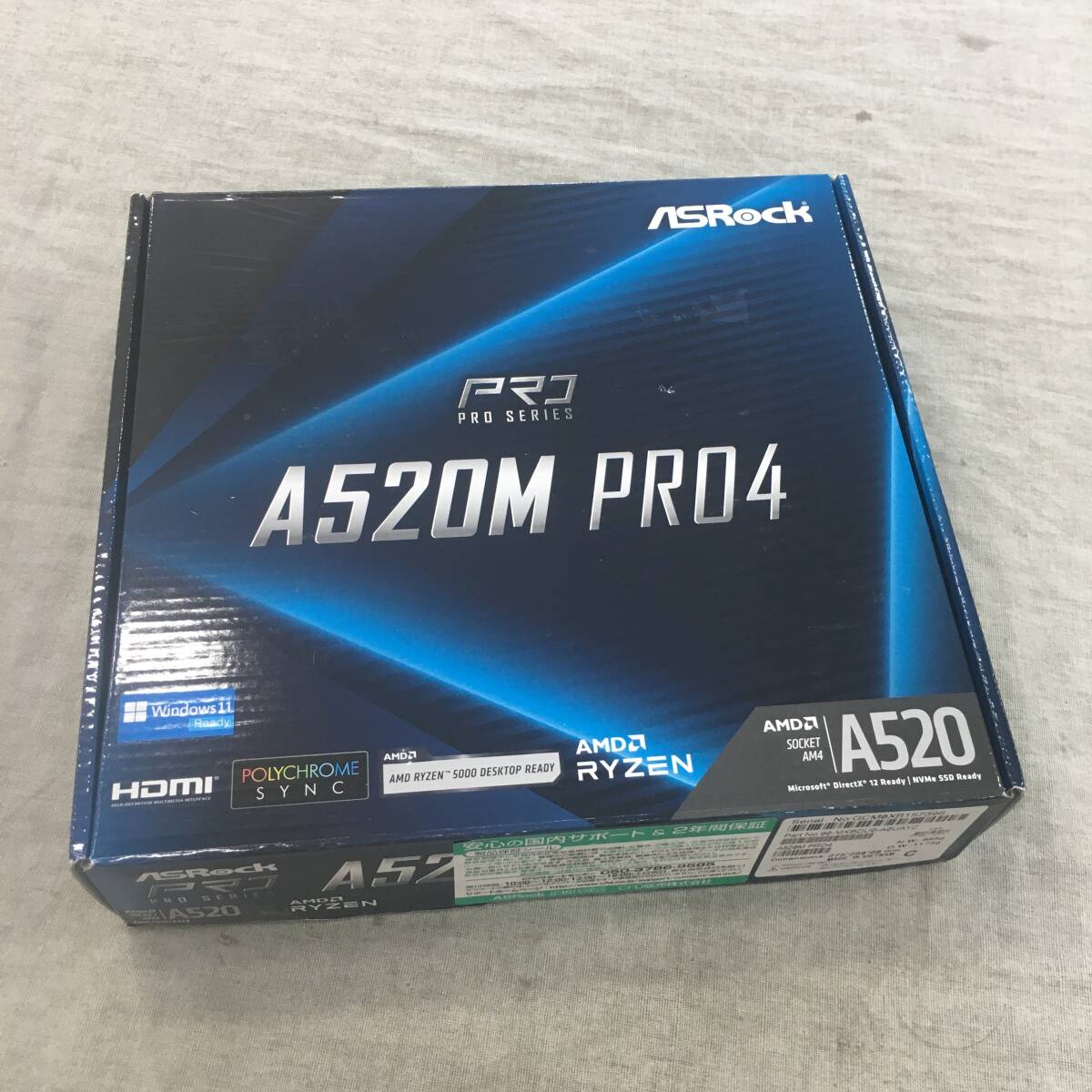  текущее состояние товар ASRock AMD Ryzen 3000/4000 серии (Soket AM4) соответствует A520 набор микросхем установка Micro ATX материнская плата A520M Pro4